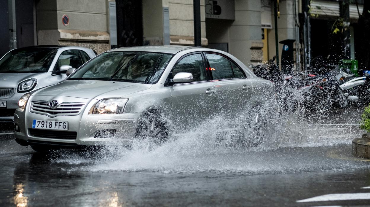 Fuertes lluvias en Valencia este viernes