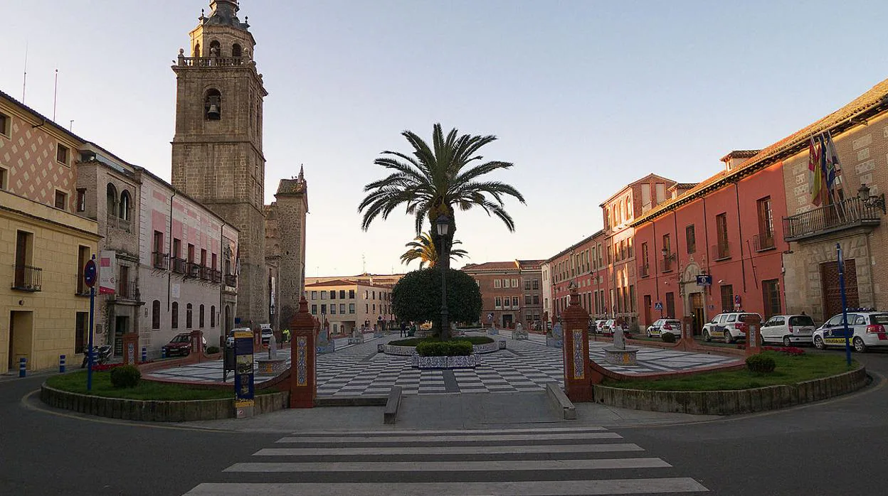 La plaza del Pan de Talavera, en el casco histórico de la ciudad