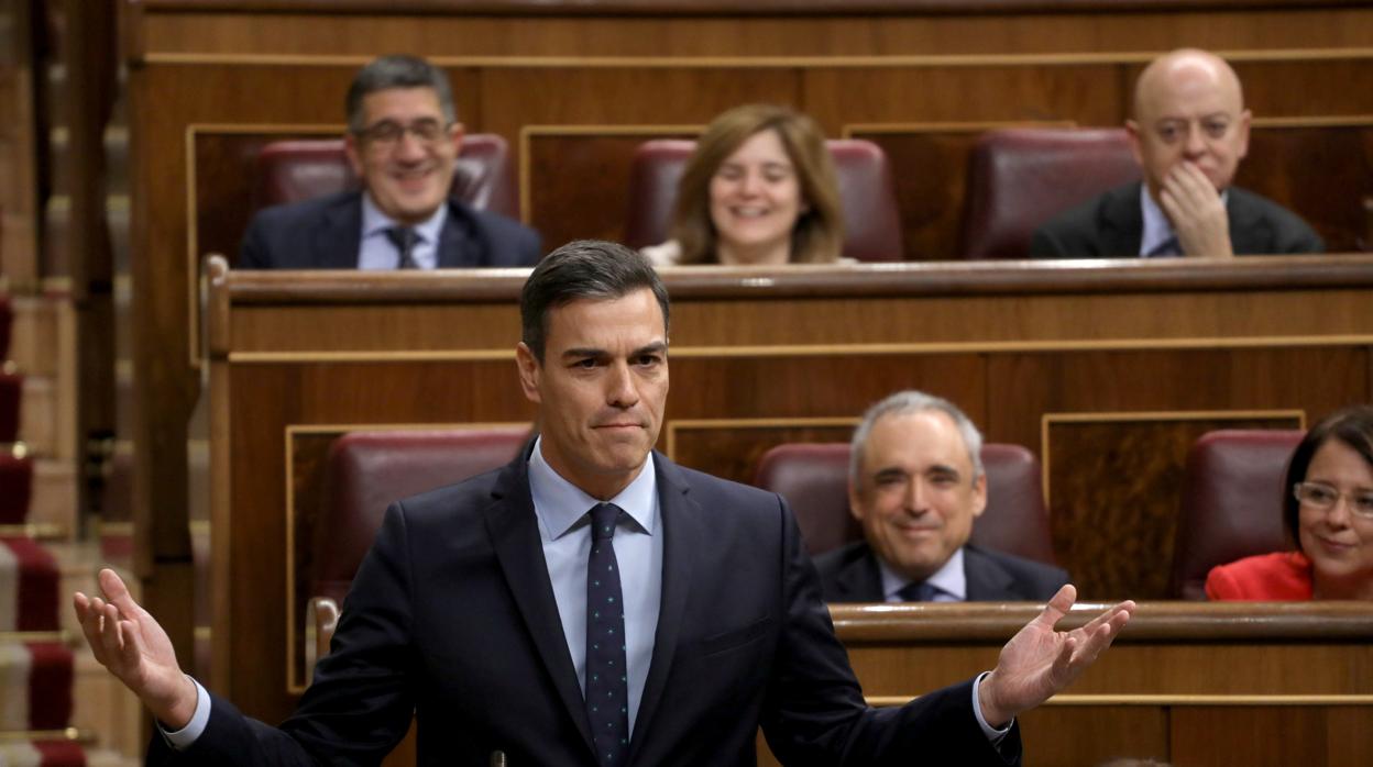 Pedro Sánchez, en el Congreso