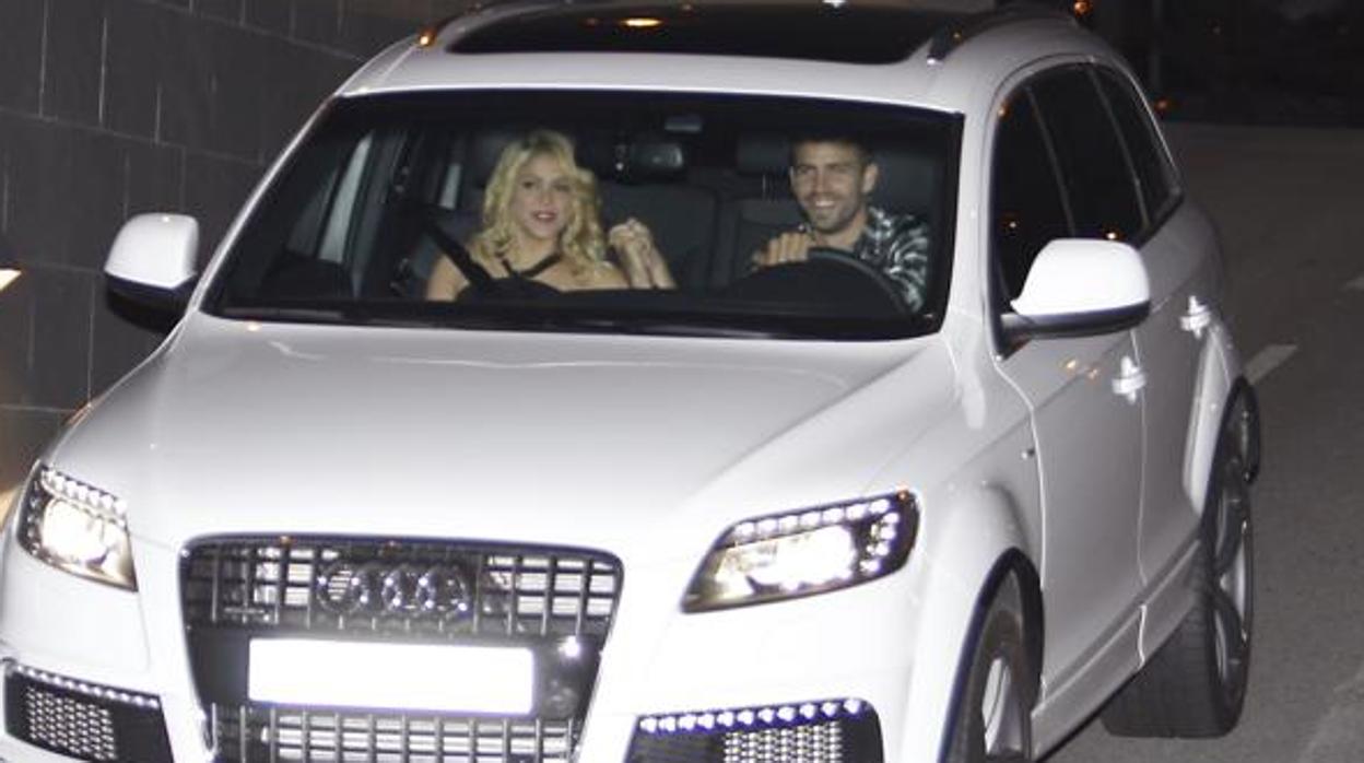 El futbolista Gerard Piqué y su pareja, Shakira, en una imagen de archivo