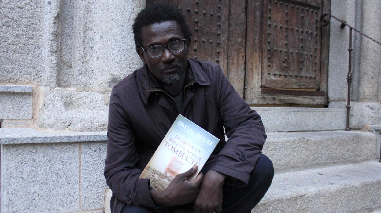 Ismael Diadié, en Toledo, donde presentó su libro «Diario de un bibliotecario en Tombuctú»