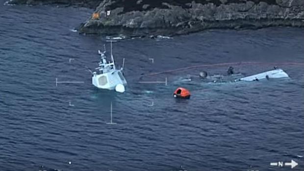 Un «error humano» hundió la fragata noruega de Navantia