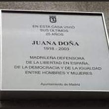 Recuerdo de Juana Doña