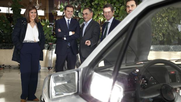 Albert Rivera visita la factoría de Opel en Figueruelas, la mayor fábrica de Aragón