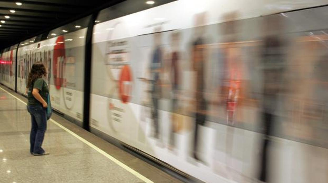 Imagen de archivo de una de las unidades del Metro de Valencia
