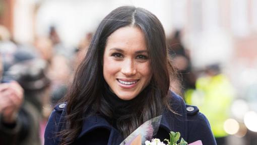 Meghan Markle, todavía prometida del príncipe Enrique, durante diciembre de 2017