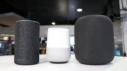 Amazon Echo, Google Home y el Homepod de Apple