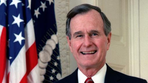 El expresidente de EEUU George H. W. Bush