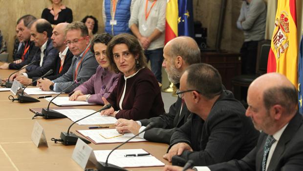 Frente común para que la ministra Ribera atienda el impacto social del fin del carbón