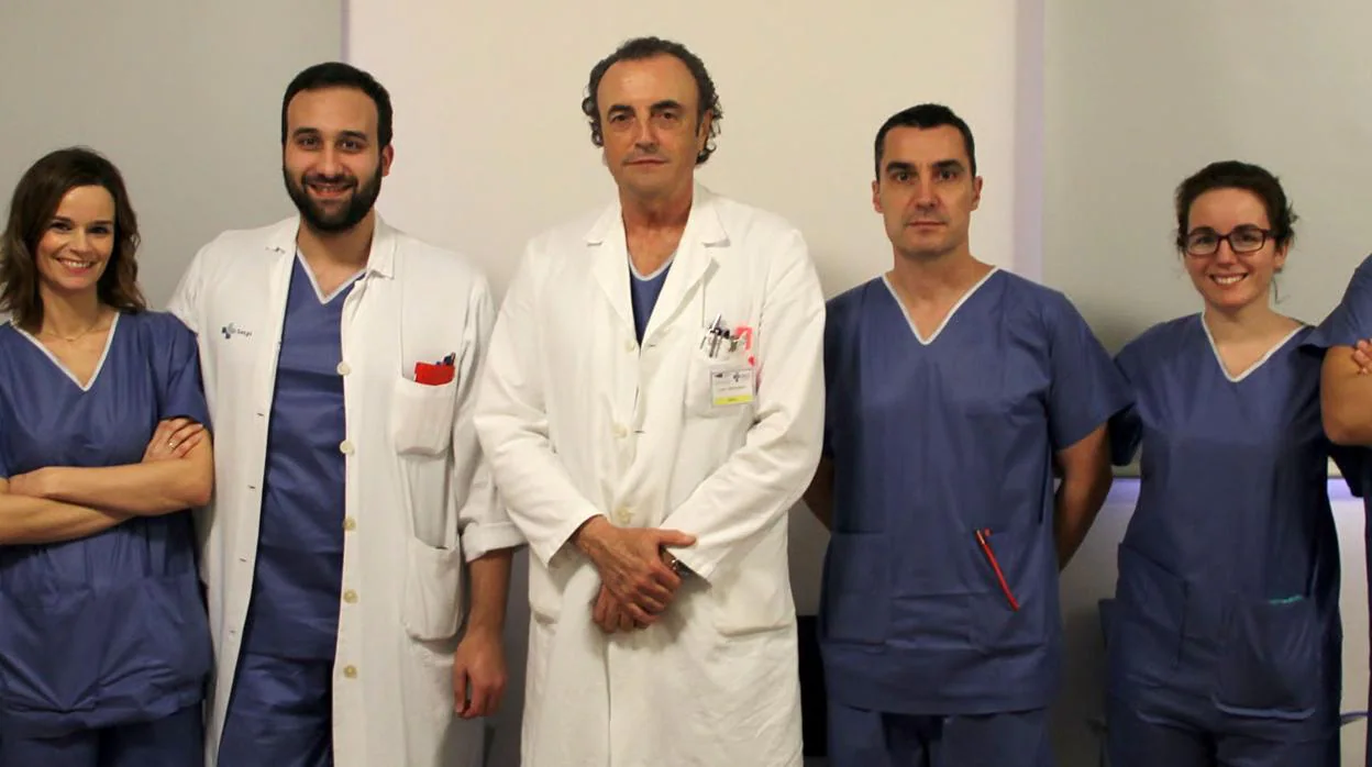 Equipo del servicio de Urología del Hospital Río Hortega que ha participado en el estudio