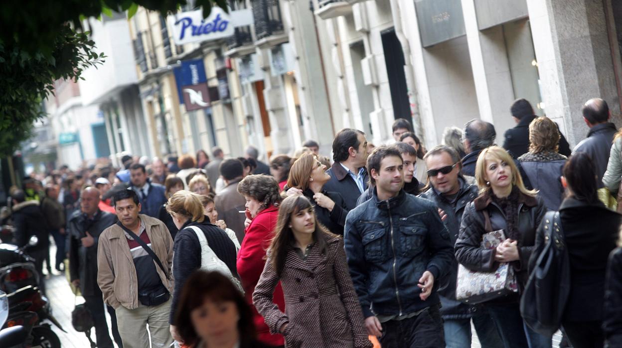 Un dels carrers comercials de València