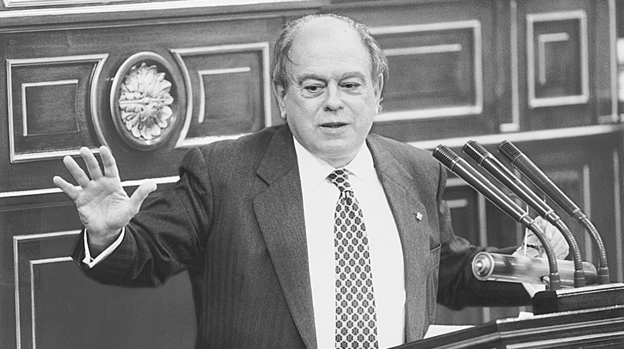 Jordi Pujol, en el Senado durante el debate sobre el estado de las autonomías de marzo de 1997