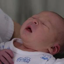 Lucia es el primer bebé nacido en Salamanca, en el Hospital Clínico