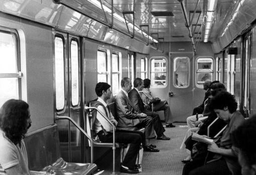 Viaje en metro en a finales de los 1970