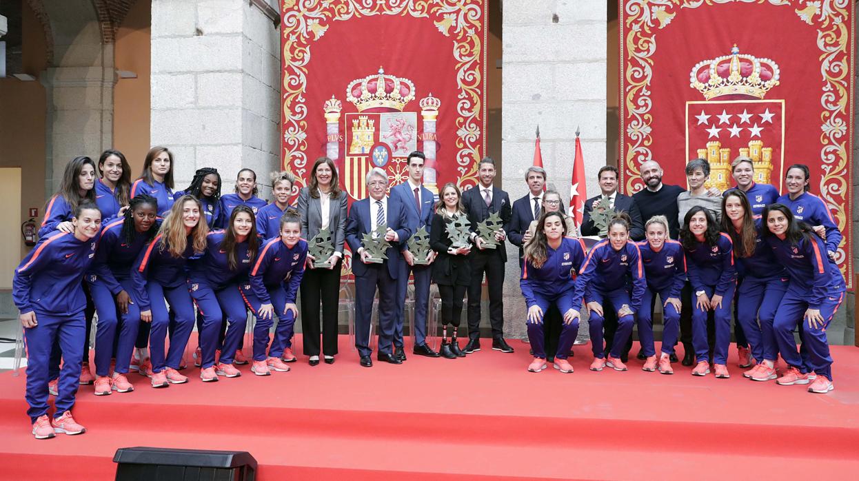 Los premios siete estrellas del deporte de la Comunidad de Madrid, junto al presidente Ángel Garrido