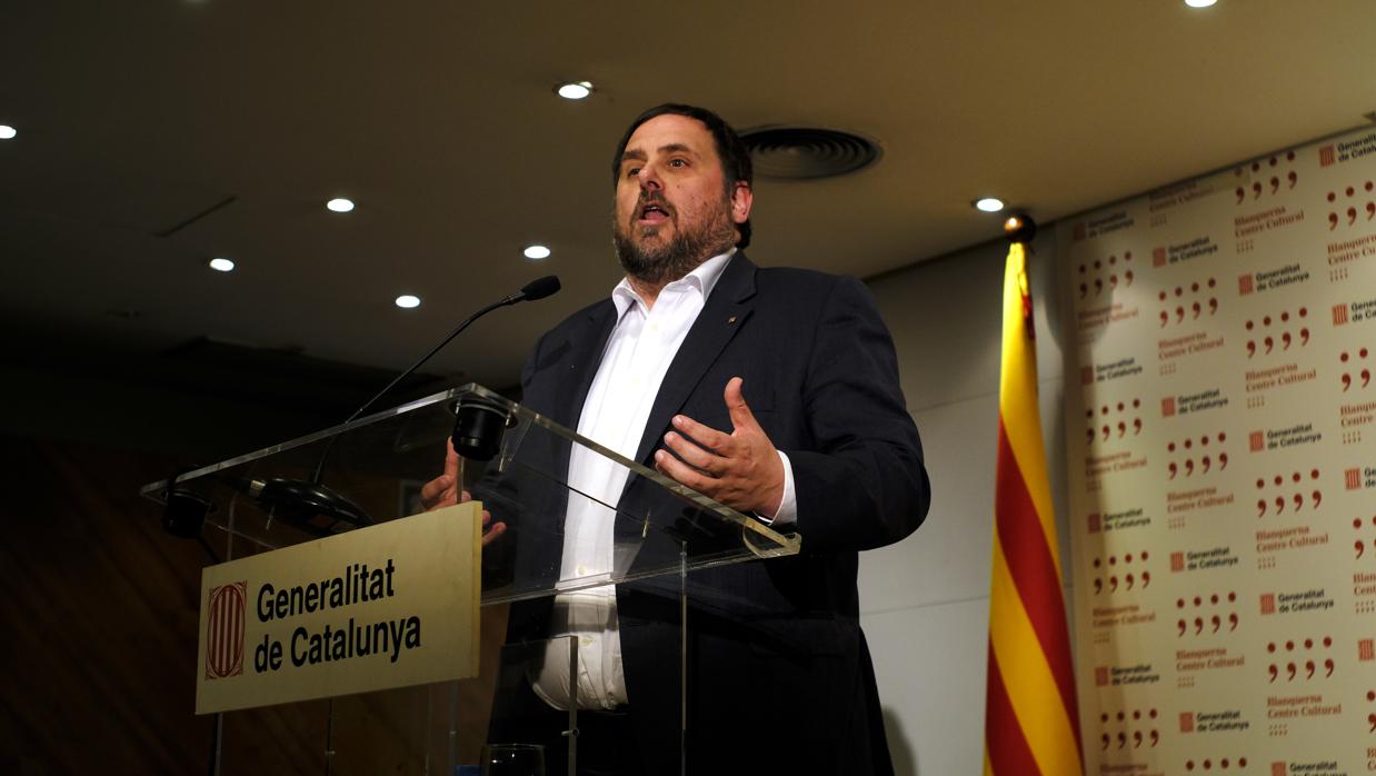 El exvicepresidente de la Generalitat, Oriol Junqueras, en una imagen de archivo