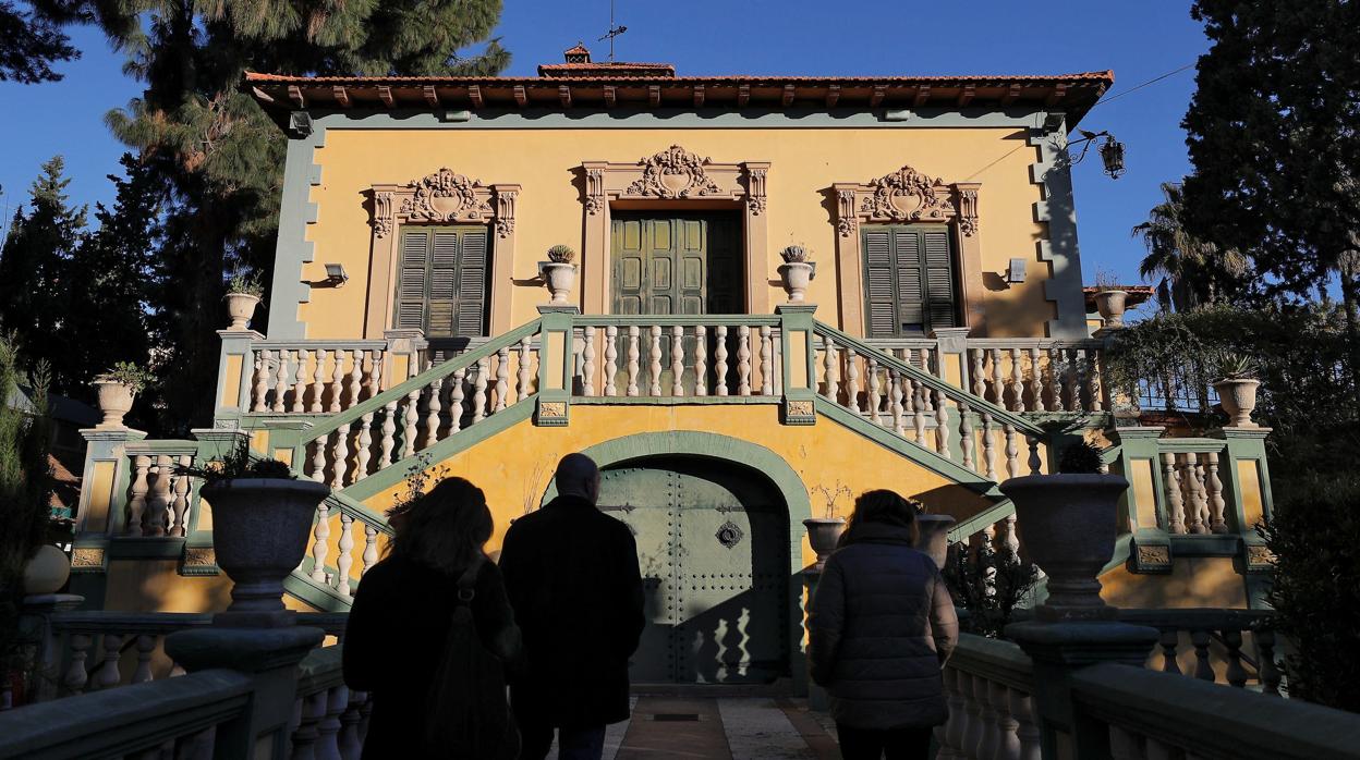 Villa en la que residió Antonio Machado durante su exilio