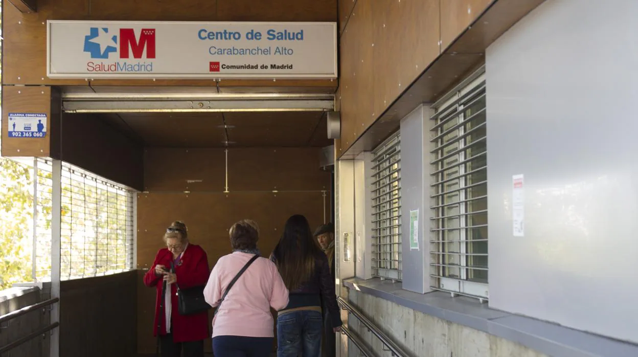 Un centro de salud madrileño