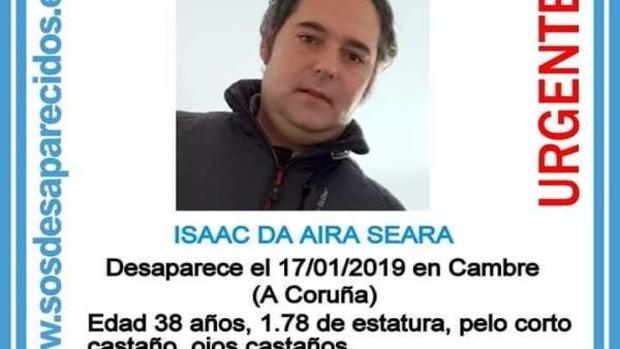 Alerta por la desaparición de un vecino de Cambre de 38 años desde el jueves