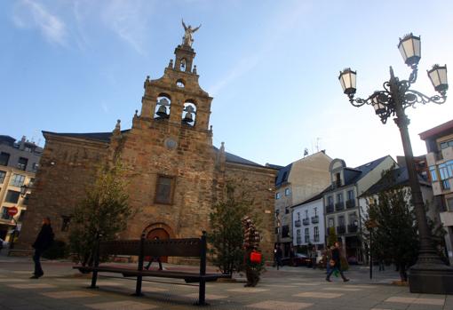 Una de las plazas de Bembibre