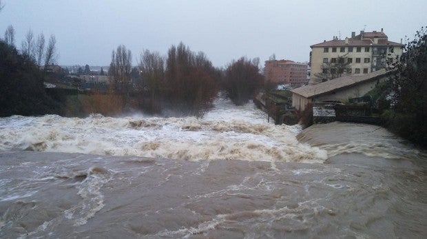 Activada la alerta por inundaciones en Pamplona
