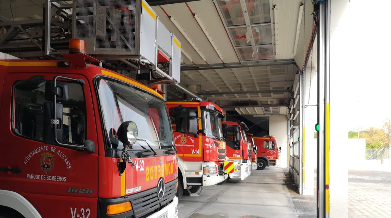 Imagen de archivo del Parque de Bomberos de Alicante