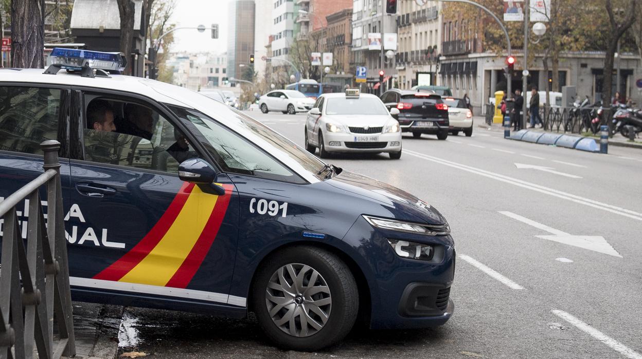 Coche patrulla de la Policía Nacional