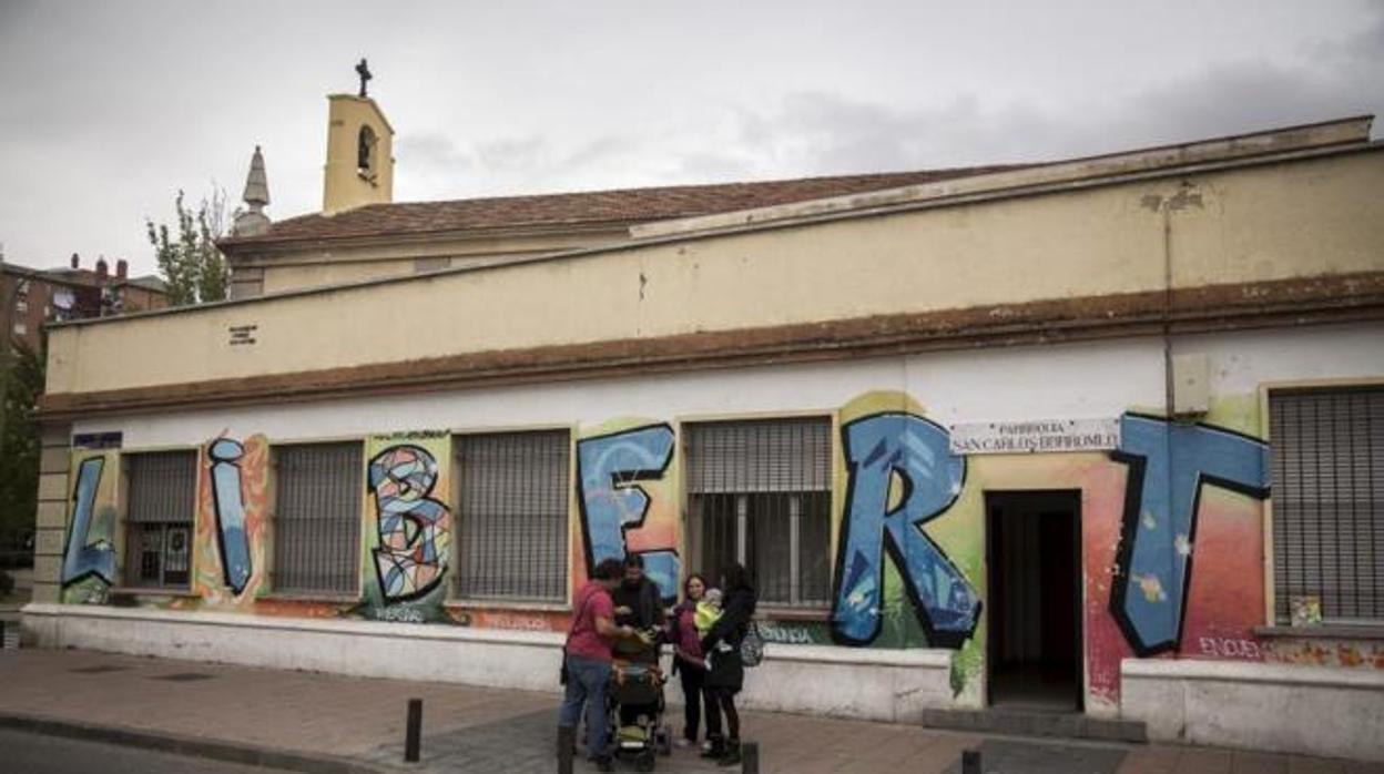 Polémica por la proyección de un documental sobre Gaza en la «iglesia roja» de Vallecas