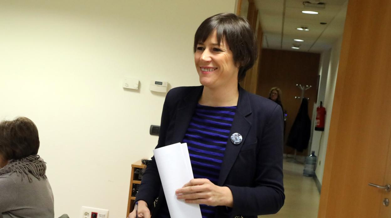 La portavoz nacional del BNG, Ana Pontón, en el Parlamento