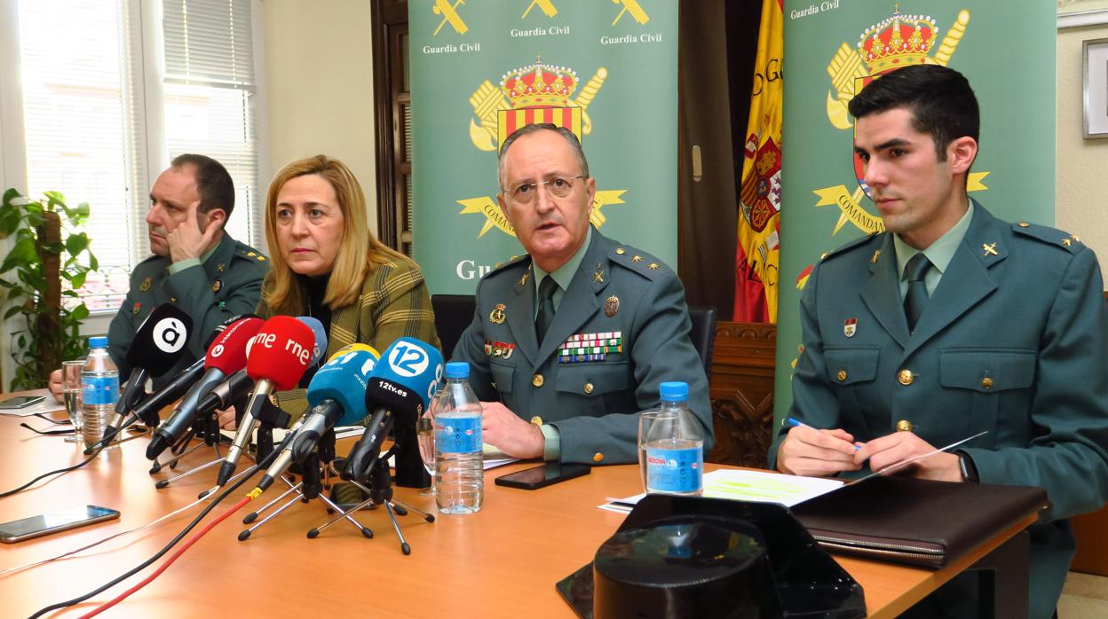 La Guardia Civil, en la rueda de prensa sobre el caso del homicidio del irlandés en Torrevieja