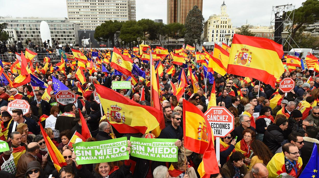 Sigue en vídeo streaming la manifestación por la unidad de España