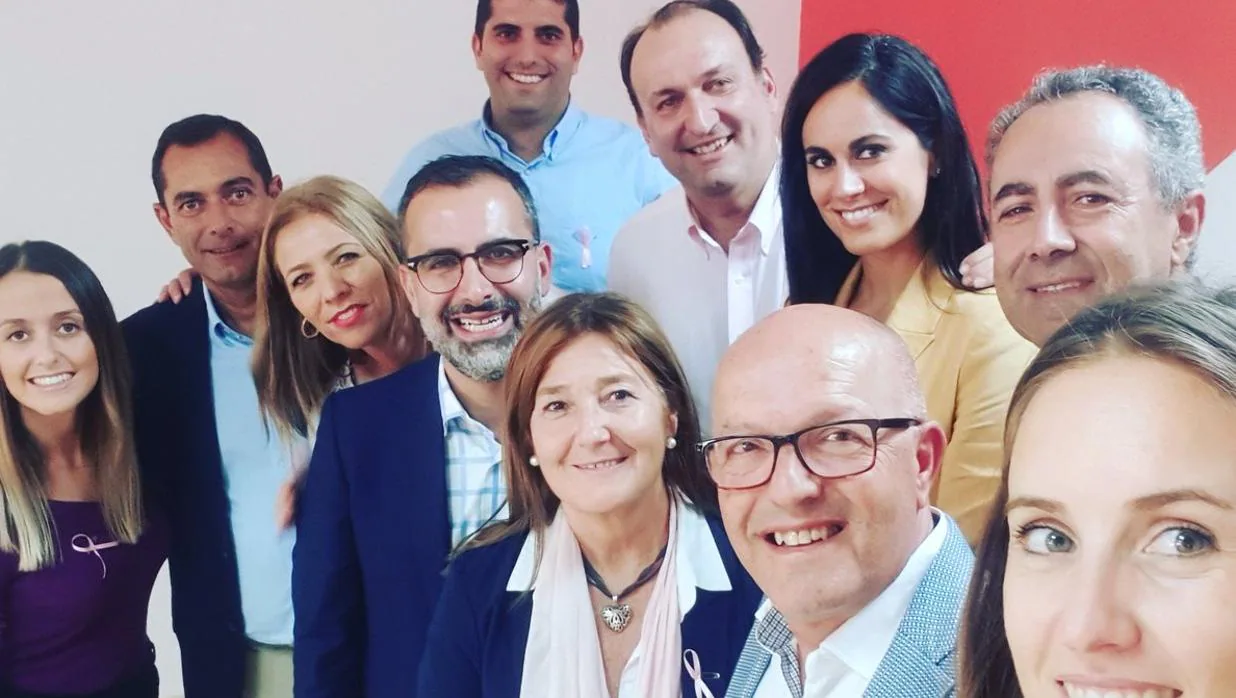 Comité regional de Ciudadanos en Canarias en un «selfie» a finales de 2018