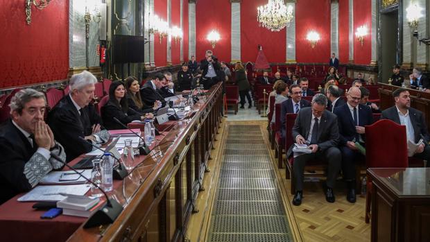 El juicio del «procés», en directo: finaliza la segunda jornada y Junqueras declarará mañana