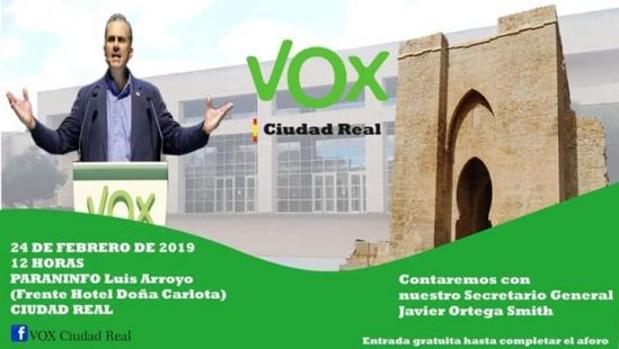 Estudiantes universitarios de Ciudad Real se oponen a un acto de Vox en el paraninfo