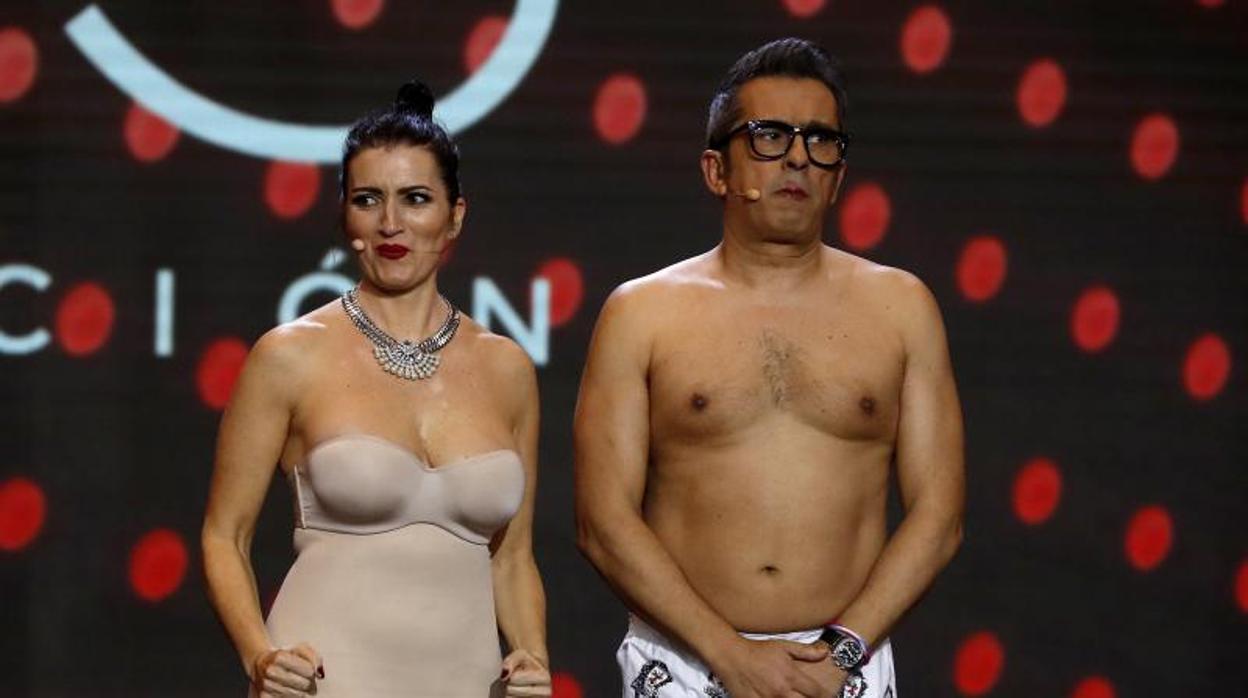 Silvia Abril y Andreu Buenafuente, en la última gala de los Goya en Sevilla