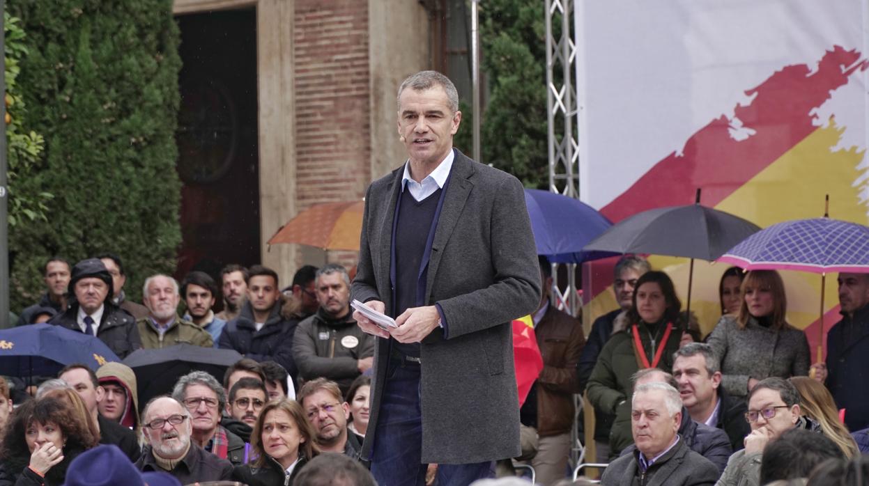 Toni Cantó, en el acto de España Ciudadana en Valencia