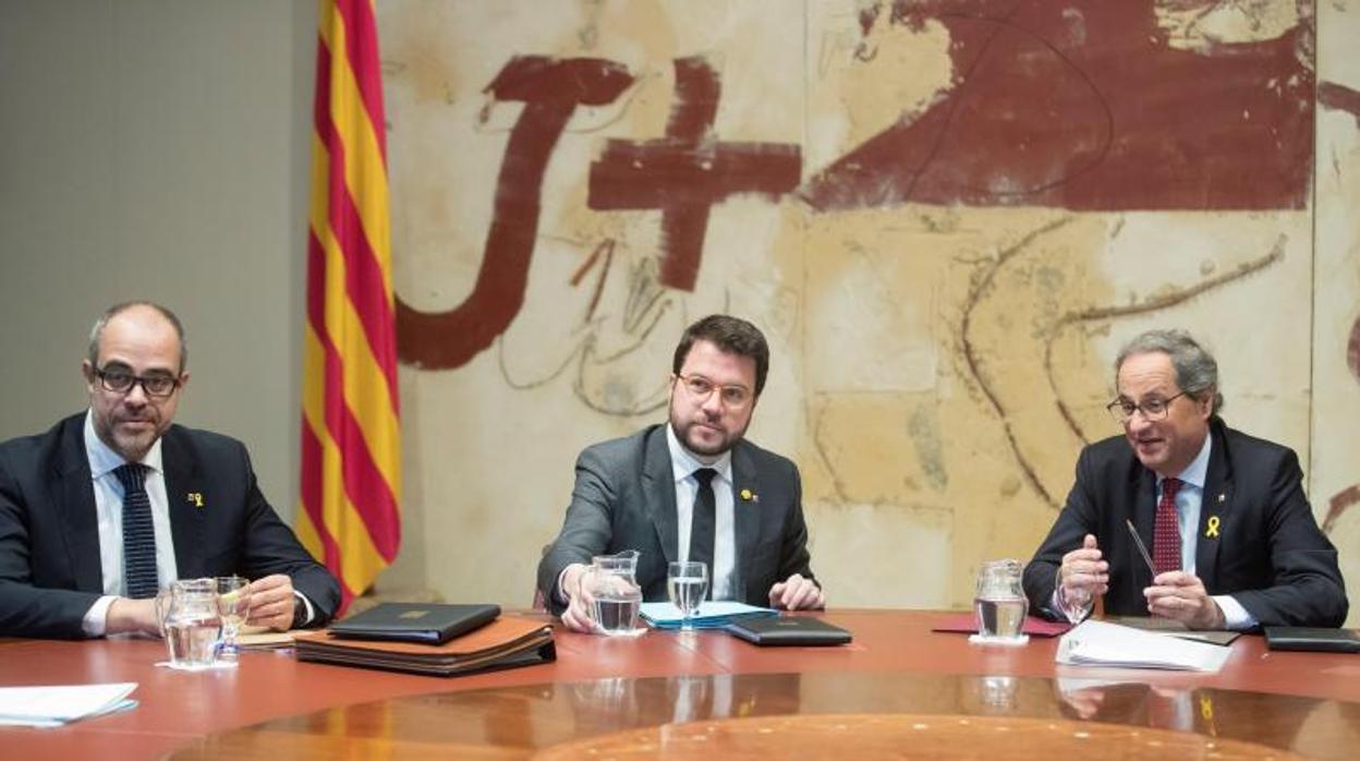 Reunión semanal del gobierno catalán