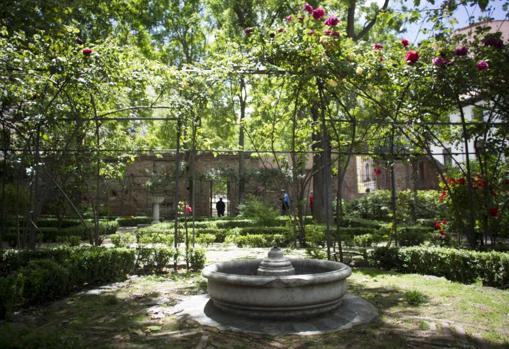 El jardín, de estilo romántico, ayer, abierto al público