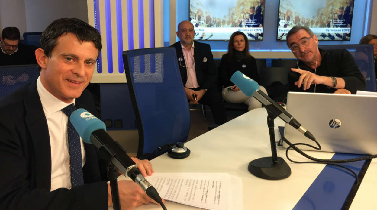 Manuel Valls, en una entrevista hoy por Herrera en la COPE