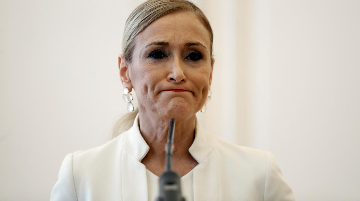 La expresidenta de la Comunidad de Madrid, Cristina Cifuentes