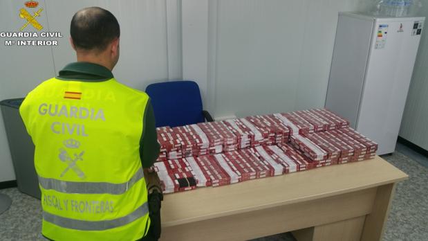 La Guardia Civil se incautó de más de 5.500 cajetillas de tabaco en Valencia en febrero