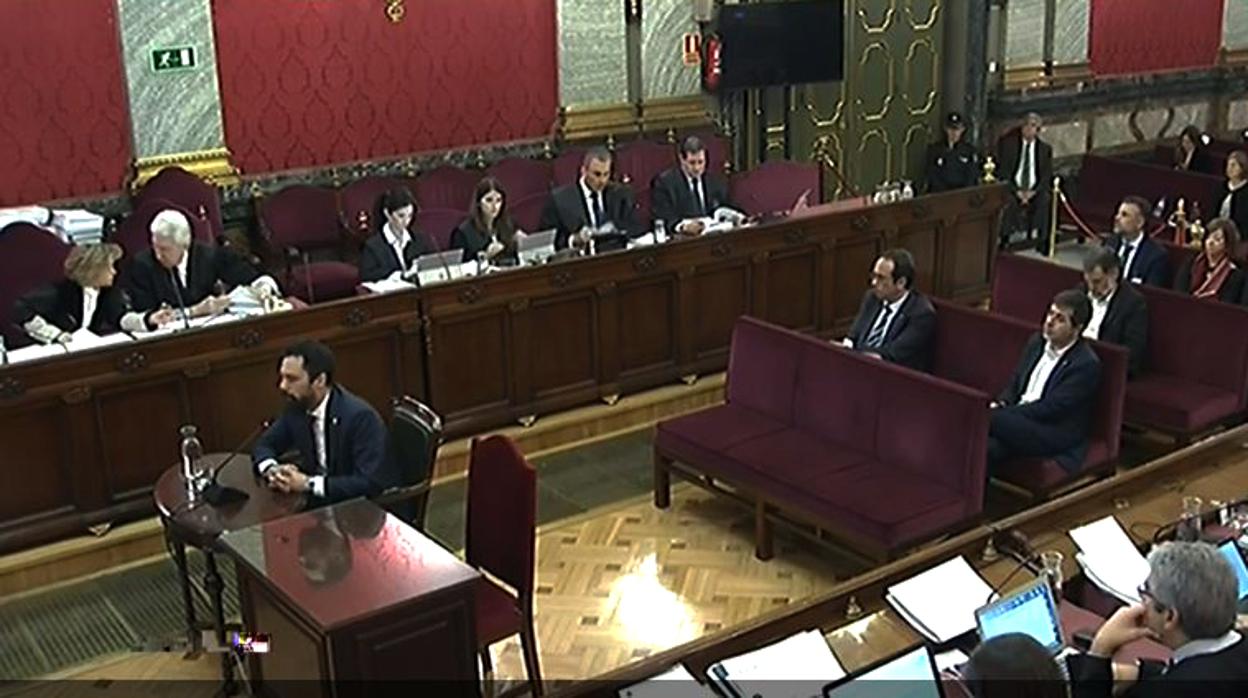 Décima jornada del juicio del procés en el Tribunal Supremo