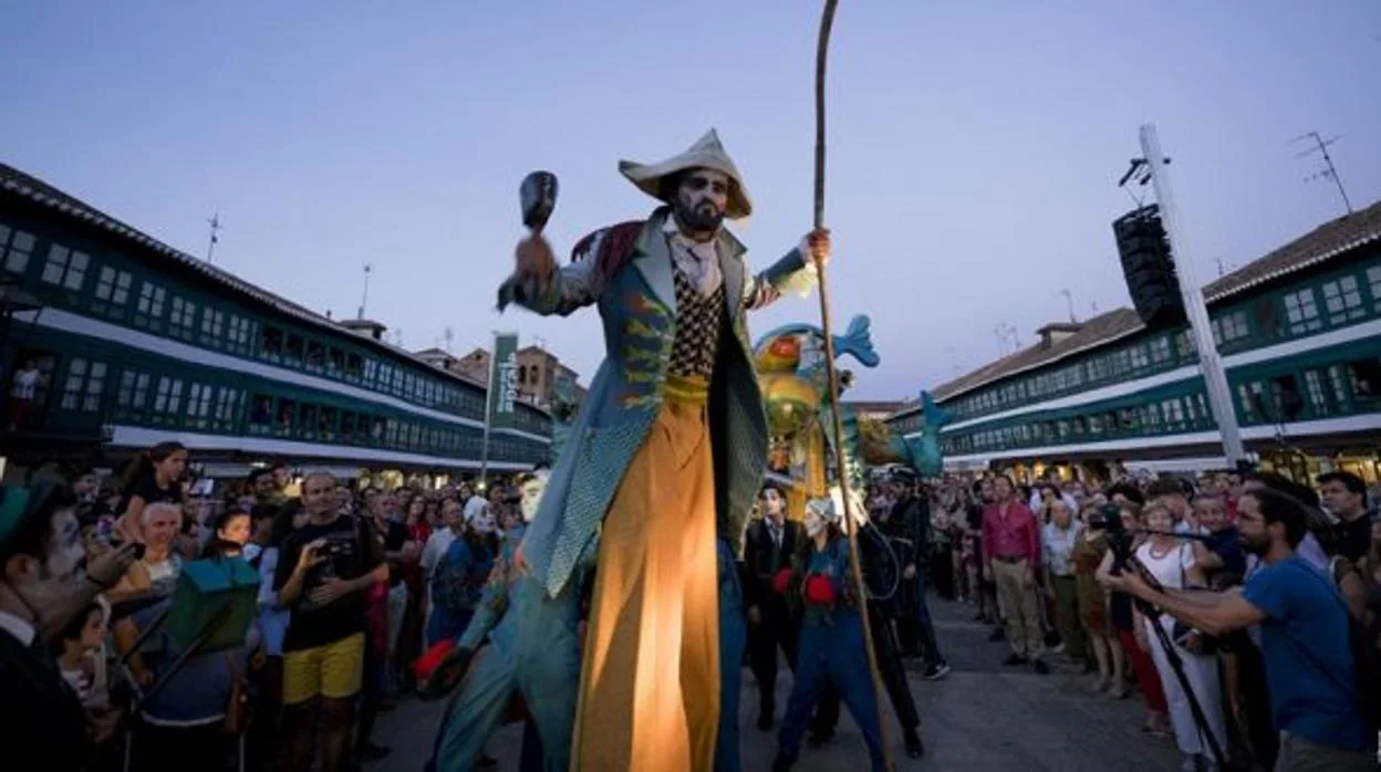Una actuación en la Plaza Mayor de Almagro (Ciudad Real)