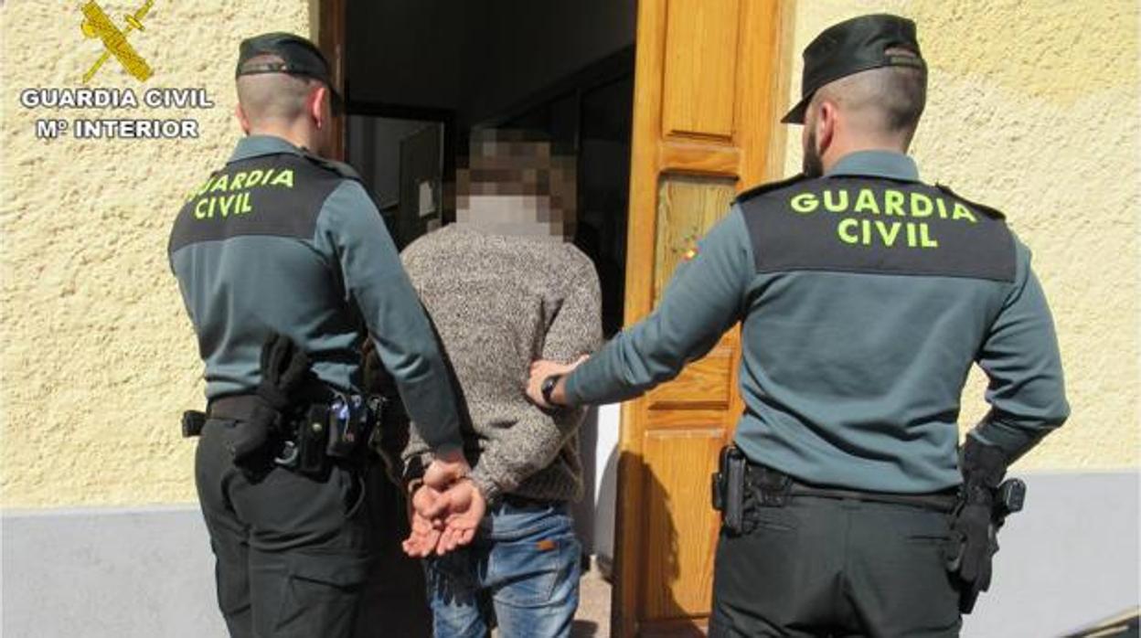 Imagen del condenado tomada el día de su detención