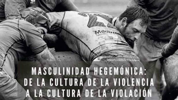 Retiran un cartel sobre masculinidad ilustrado con una imagen de rugby