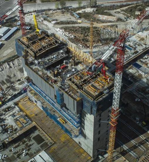 Torre Caleido: el quinto coloso de la Castellana empieza su ascenso, que concluirá en septiembre