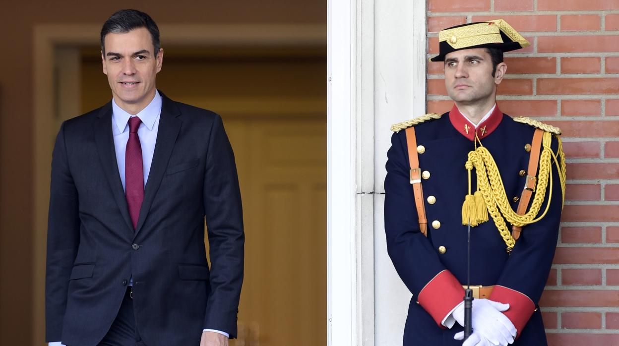 Pedro Sánchez, en La Moncloa