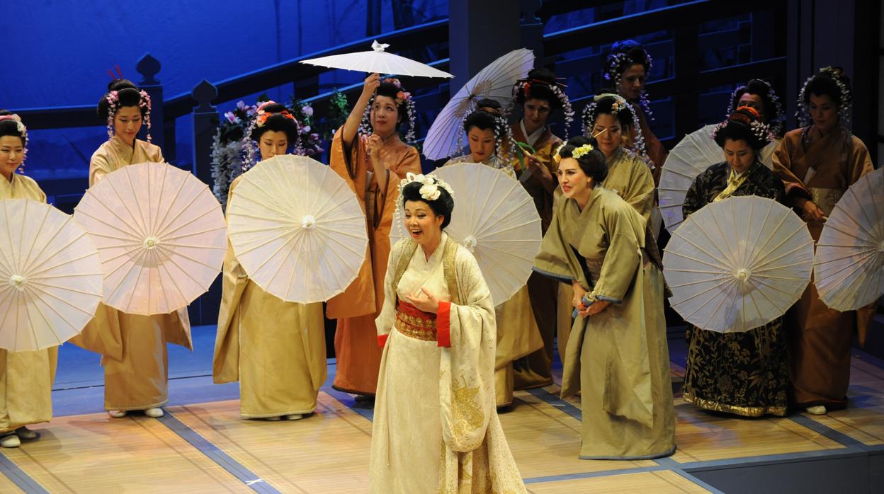 La representación de «Madama Butterfly» que llega este domingo al escenario del Auditorio El Greco