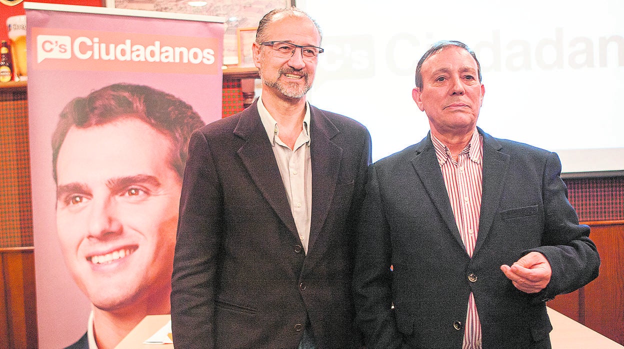 José Antonio Requejo en una imagen de archivo jutnto a Luis Fuentes