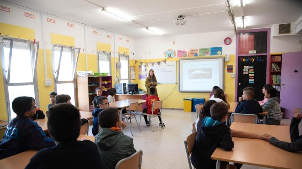 Una escuela catalana, en una imagen de archivo